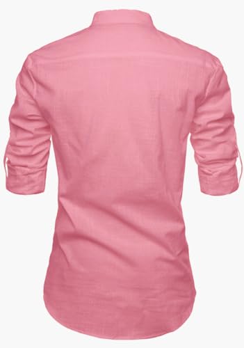 Image of Men's Cotton Blend Short Playful Mix Color Kurta - Pack 2