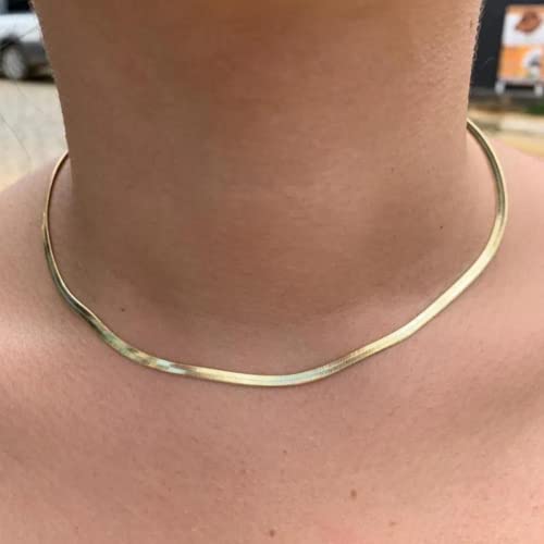 Choker Grossa Banhado A Ouro 18k Antialérgico