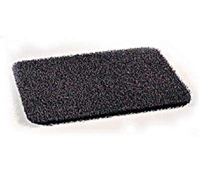 GrassWorx Gray Polyethylene Nonslip Door Mat 30 in. L x 18 in. W