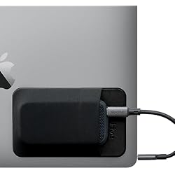 Slipdrive - Portable Hard Drive Sleeve for Laptop - SSD Solid State Drive - Reusable Adhesive - Stick on External Hard Drive Carrying Case - Pocket Pouch (Small, Black)