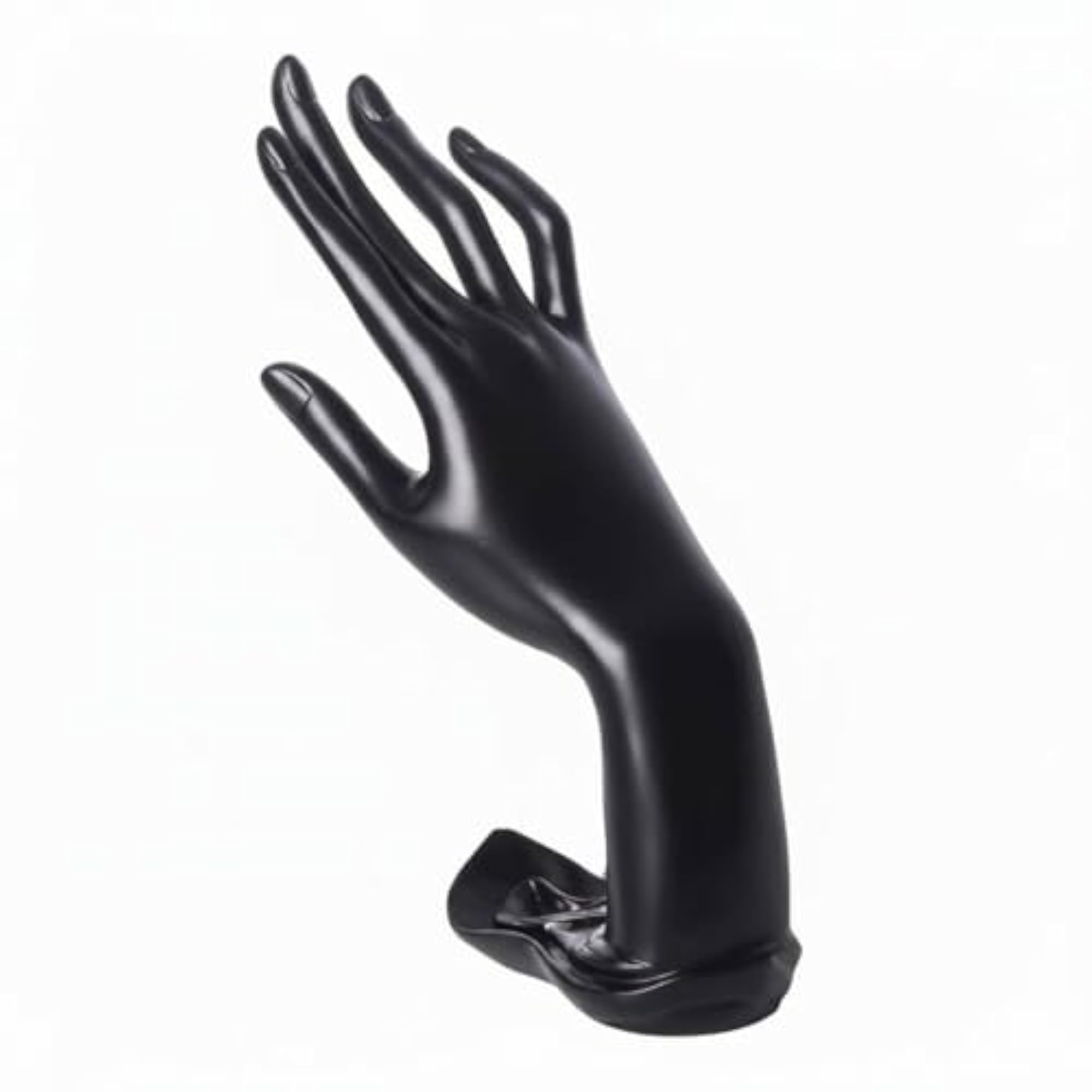 Textile-Covered Resin Hand Glossy Finish Jewelry Display Stand