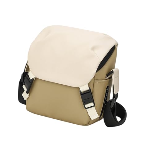 Bolsa de hombro para cámara fotográfica y excursiones con multibolsillos elegantes