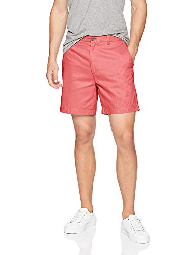 Amazon Essentials Men's Slim-Fit 7" Chino Shorts, Raspberry Red, 29 - image 1