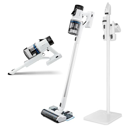 MEDION P400 W Stabstaubsauger mit Wischfunktion (kabellos, beutellos,...
