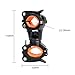 Zxpjkyu Secure Bike Light Mounting Solution for Night Rides, Black