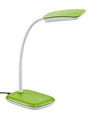 Reality Leuchten R52431115 Boa, LED Schreibtischleuchte, Acryl, 3.5 Watt, Integriert, Grün, 25 x 11 x 36 cm