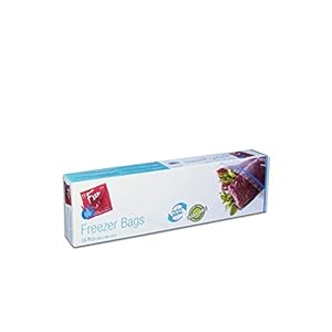 Fun Indispensable Biodegradable Freezer Bags With Ziplock – Pack Of 15 – Large