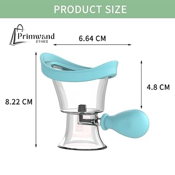 Primwand Silicone Eye Wash Cup for Eye Cleansing & Rinsing | Reusable Soft Silicone Bath Cup with Manual Air Pressure Design | Cleaning Cup for Dust, Makeup Residue & Daily Eye Care | Travel Friendly 4