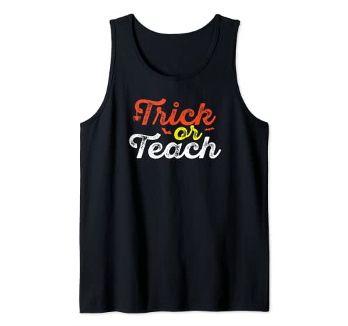 Trick Or Teach Halloween Professor Costume vintage t-shirt sem mangas