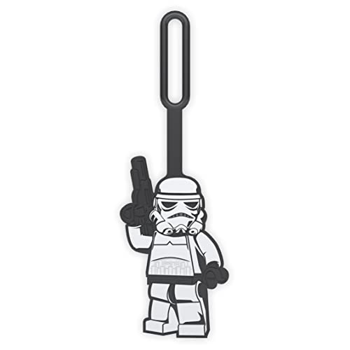 Lego Star Wars Bag Tag - Stormtrooper (52235), Silicone Luggage Tag for Travel, Suitcase, Backpack