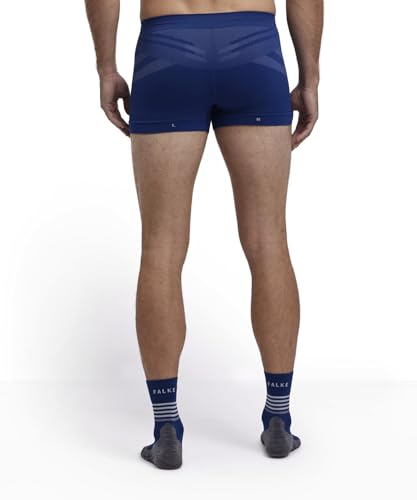 FALKE Herren Baselayer-Unterwäsche Warm M Bx Funktionsmaterial schnelltrocknend 1 Stück, Blau Blue Pond 6598 Trend, S – Ansicht 2