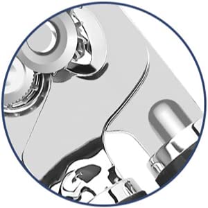 Mebotem Tin Opener Manual, Handheld Heavy Duty Can Opener, Stainless Steel Smooth Edge Hand Can Openers, Easy Turn Knob Bottle Opener, Top Lid Kitchen Essentials Gadgets Tool, Black - Image 9