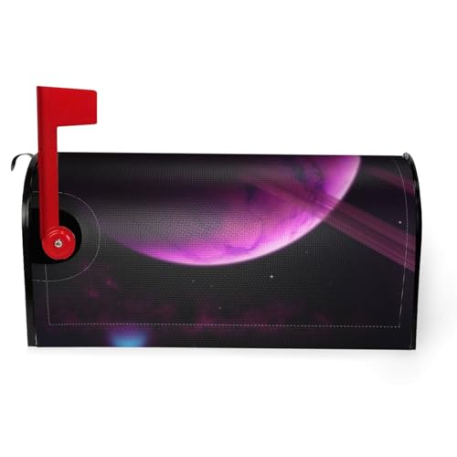 Housse de boîte aux lettres magnétique imperméable anti-UV violette