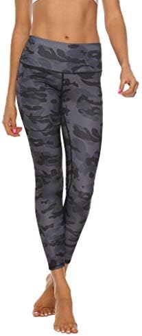 high Waisted Workout Leggings Hessimy High Waist Yoga Pants with Pockets Tummy Control Workout Running Yoga Leggings for Women Black