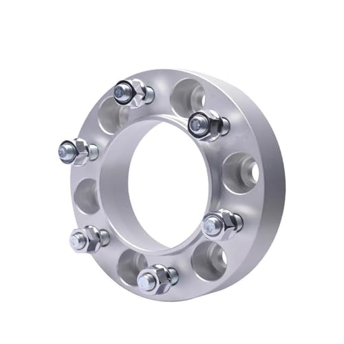Adaptateur d'entretoise de roue haut de gamme en aluminium argent 35mm pour Toyota Prado Revo