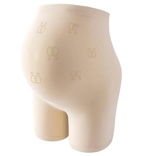 Vxiwscy Pantaloncini Premaman Donna con Coppe Vita Alta, Leggings Corti