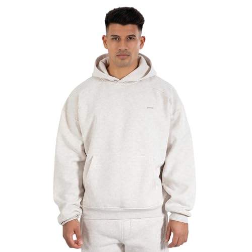 SMILODOX Hoodie Herren Walker, Oversize Kapuzen Pullover, Langarm Hoody, Bequemes Sweatshirt, Optimaler Sewater f&uuml;r Sport, Fitness und Alltag, Pulli Bequem und Vielseitig Kombinierbar
