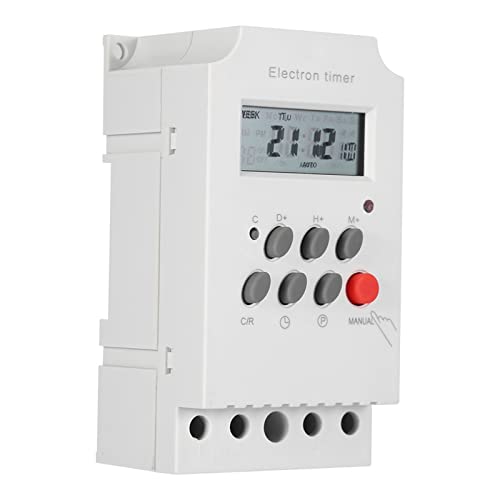 Qiilu QIILU5W8GDK6B7I-03 220 Volt Timer Water Heater Timer Kg316T Ii 30A Digital Timer Switch Programmable Electronic Time Control Switch thumb #2