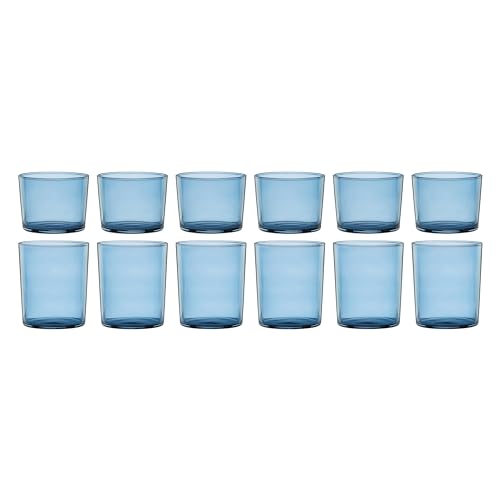 Oneida 895976 Stackables Blue Drinkware, Set Of 12