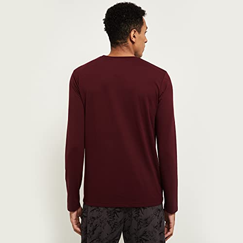 Image of Max Men Solid Crew Neck Lounge T-Shirt