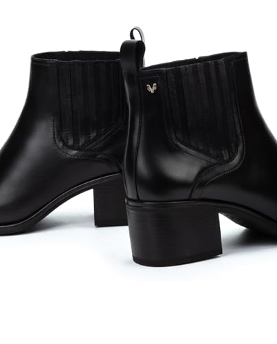 Martinelli Para Mujer. 1603-A922K Botines De Piel Zinnia Negro (40), 5 A 8Cm, Ninguno, Casual - 4