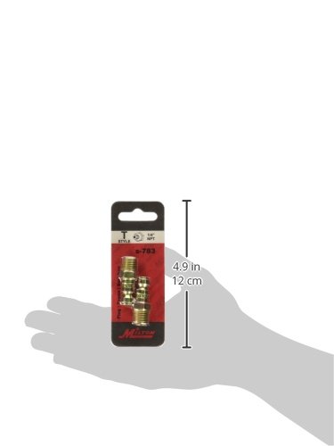Milton S-783 1/4" Mnpt T Style Plug - Pack Of 2 #TOP6