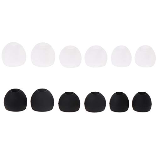 Qsvbeeqj Silicone Earbuds Ergonomic Design Eartips Soft Earbuds Fits Ear Canal Headphone Ear Plugs Repeatedly Use Headphone Adapter For Phone