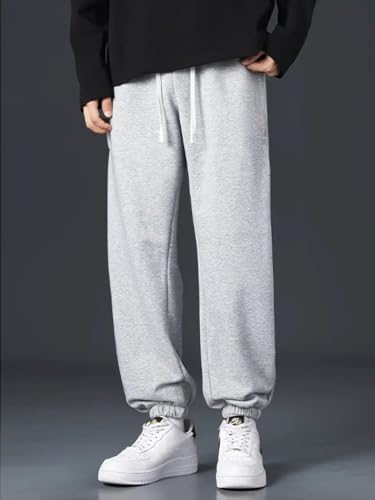 Image of dockstreet Men's Alley Cool Backdoor Series Men's Casual Sweatpants Baggy Jogger Pants ||Drawstring Joggers || 100% Pure Cotton || Breathable Airy for All Seasons