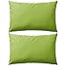 vidaXL 2x Oreillers d'Extérieur Coussin Décoratif de Jardin Oreiller Décoratif de Patio Coussin de Canapé Oreiller de Sofa 60x40 cm Vert Pomme