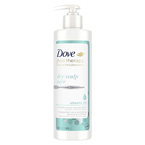 Dove Hair Therapy Conditioner For Dry Scalp Dry Scalp Therapy Hair Conditioner With Vitamin B3 13.5 Fl Oz #TOP20