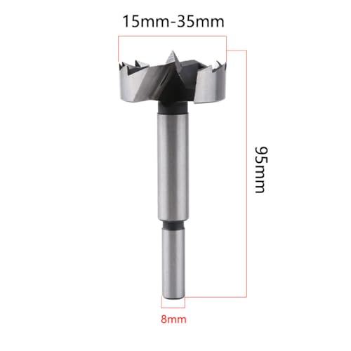 Set de 5 brocas para madera de acero de alto carbono miniatura 2