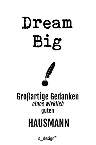 Notizbuch f&uuml;r Hausm&auml;nner / Hausmann: Originelle Geschenk-Idee [120 Seiten kariertes blanko Papier] __