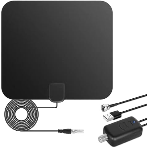 Amplified HD Digital TV Antenna Long 250+ Miles Range Cover