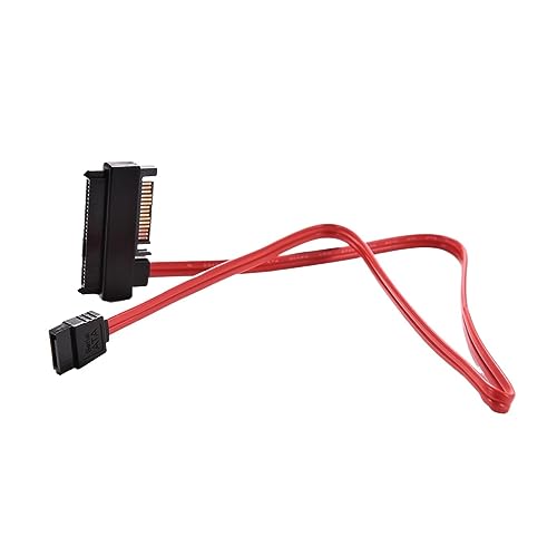 Cable de datos HDD SFF-8482 a SATA con conector de alimentación 15 pines 50 cm