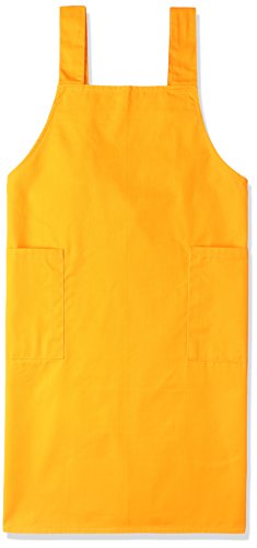 [エイミー] エプロン H型エプロン 00875-THA ゴールドイエロー L (日本サイズL相当)