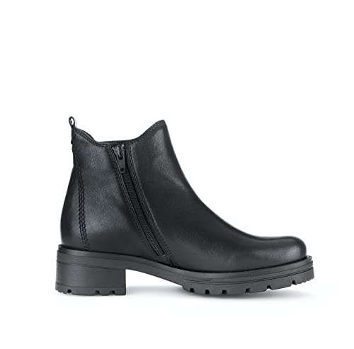 Gabor Damen Chelsea Boots, Frauen Stiefeletten,Wechselfußbett,Moderate Mehrweite (G),Stiefel,Booties,schwarz (Micro),37.5 EU / 4.5 UK – Ansicht 4
