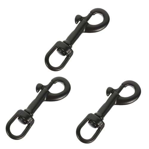 CIYODO 3pcs Professional Bolt Snap Hook for Diving Stainless Steel Swivel Hook Underwater