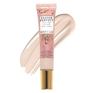 Winky Lux Peeper Perfect Under Eye Concealer, Makeup & Eye Brightener, Full Coverage Concealer for Dark Circles, Color Corrector & Eye Primer, With Collagen, Hyaluronic Acid & Vitamin E (Fair)