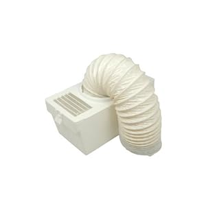 Universele droger Interne Condensator Vent Slang Kit geschikt voor Bosch Caple Fornuizen Homark White Ridder Hygena Crosslee Electrolux Tricity Bendix Ariston Brandt Creda Hotpoint Indesit Proline Wit Westinghouse Philips Whirlpool en nog veel meer