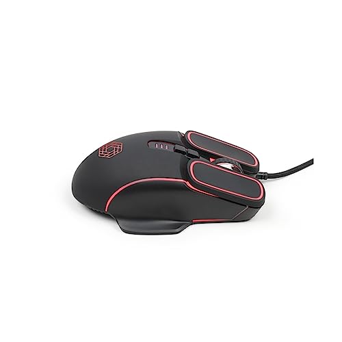 Ratón gaming con cable de la marca Livoo con botones programables para ordenador 5