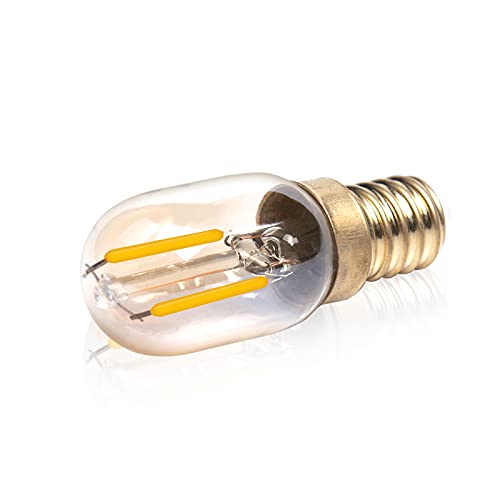 DoRight 6 stuks E14-filament, kandelaarlampen, 2 W, LED-gloeilamp, T22, dimbaar, vintage barnsteenglas, buislamp… - Afbeelding 8