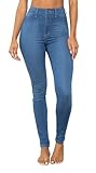 Vibrant Women’s Denim Skinny Jeans – Super Stretch High Waisted Rise Classic Casual Slim Fit Pants P88 MStone 7