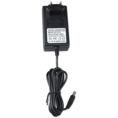 Cargador de 27 V Compatible con Rowenta RH6921WO, RH6933WO, RH6974WO X PERT 3.60, RH7221WO, RH7233WO X Pert 1.60, KLiHD A19 150R, Xiaomi G20 Lite y VACTechPro V15. Ultralent S108B, Stanew ‎ST 609
