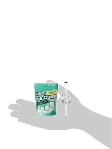 Image of Ice Breakers Ice Cubes Sugar-Free Gum (Wintergreen, 40 Counts) - Pack of 4