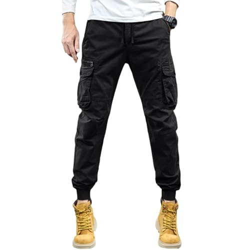 Men's Lightweight Tactical Pants Ripstop Military Cargo Pants Water Resistant Hiking Work