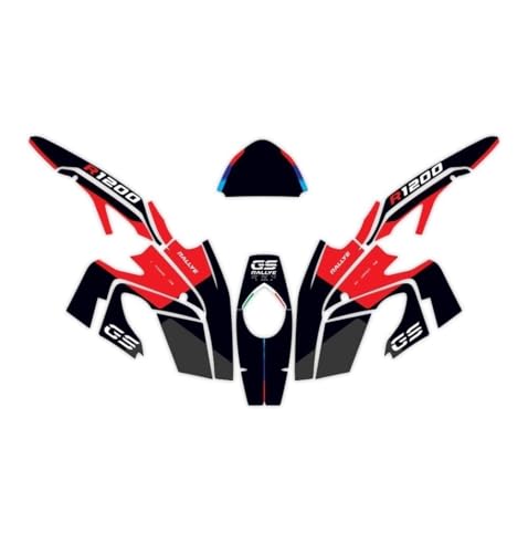 Stickers réfléchissants R1200GS 2008-2012 kit autocollants protection carrosserie