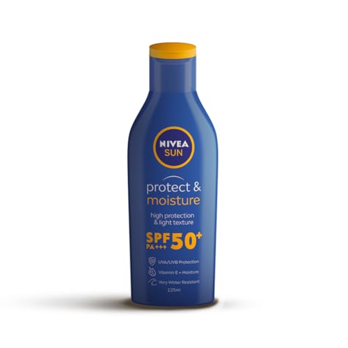 NIVEA Men & Women Sun Protect And Moisture 125Ml Spf 30 Advanced Sunscreen For Instant Protection For Normal Skin| Pa++ UVA - UVB Protection System| Water Resistant| Pack Of 1