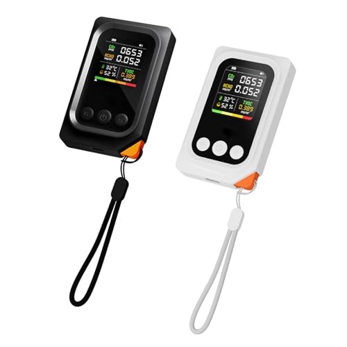 Détecteur de formaldéhyde moniteur CO2 capteurs d'air maison écran LCD - 4