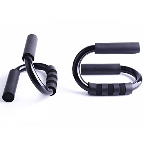 Push Up Bar, S Shape Push Up Helper Training Muscle Workout Bars with Foam Handles for Home Gym Fitness