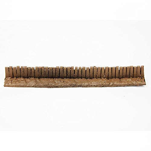 War World Gaming | Wooden Fence | Painted x 6 | 20mm - 28mm Scale Resin Wargaming Tabletop Terrain Scenery